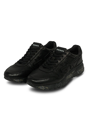 Кроссовки, BLACK LEATHER, 46