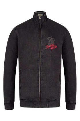 Толстовка (М), 34380 BLACK WASHED, L