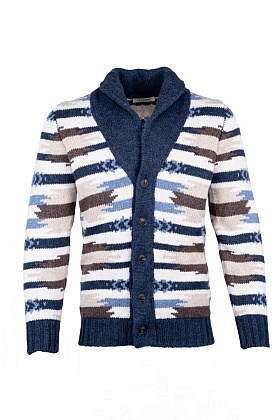 КАРДИГАН, 597 BEIGE NAVY, 48
